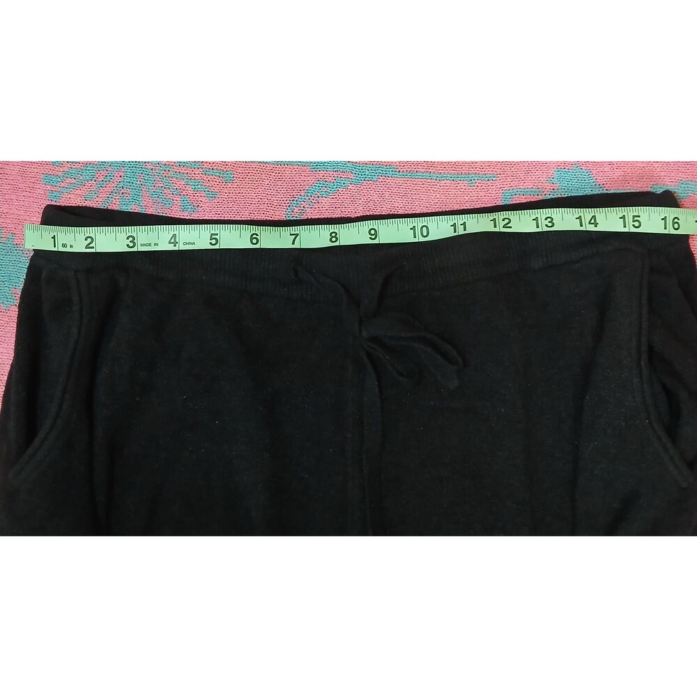 Barefoot dreams womens large. Sweatpants cozy chic black soft cropped - Picture 2 of 8